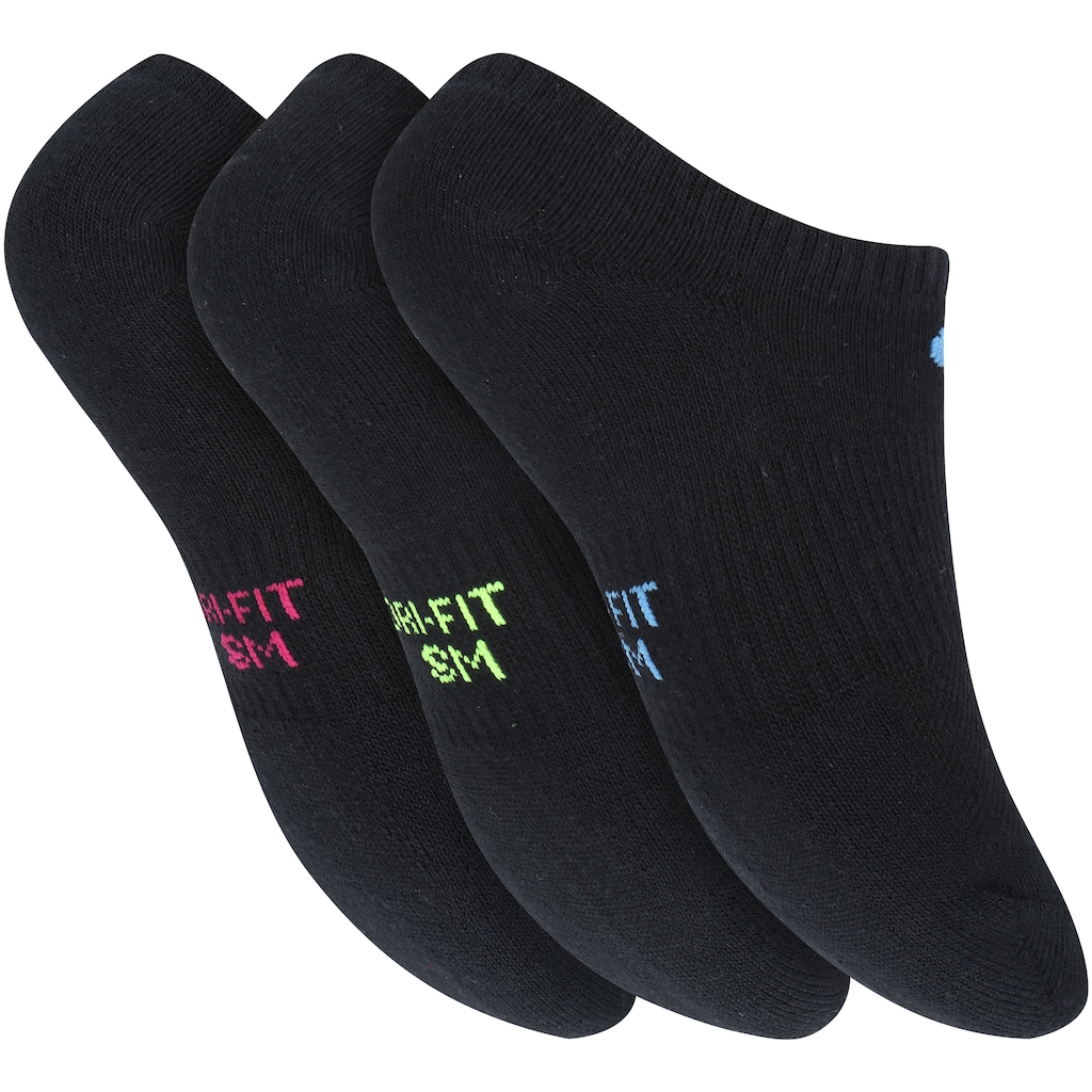 Imagem 2 do produto Kit de Meias Invisível Nike Performance Cushioned com 3 Pares - Feminino