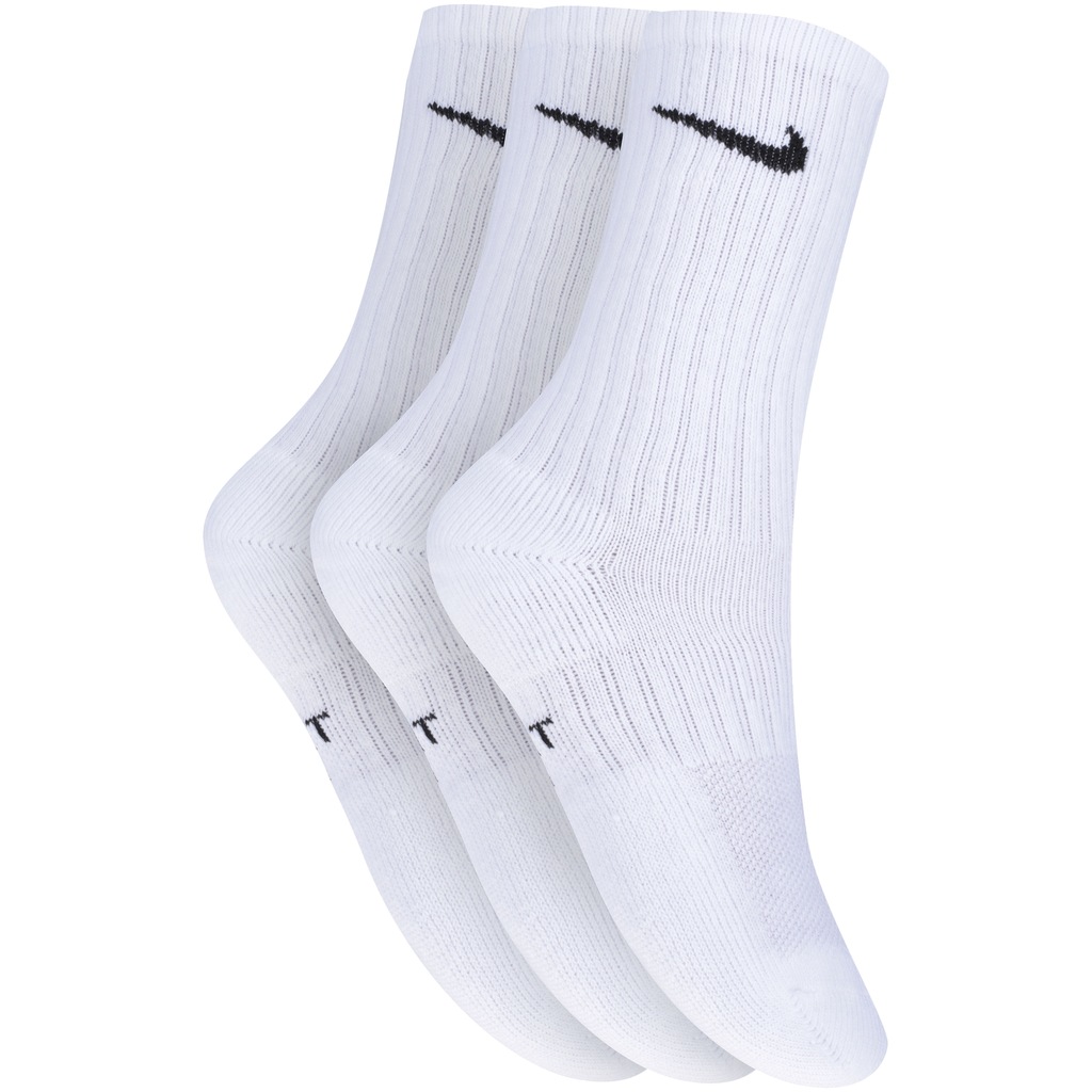 Kit de Meias Cano Alto Nike Swoosh com 3 Pares - Infantil - Foto 1