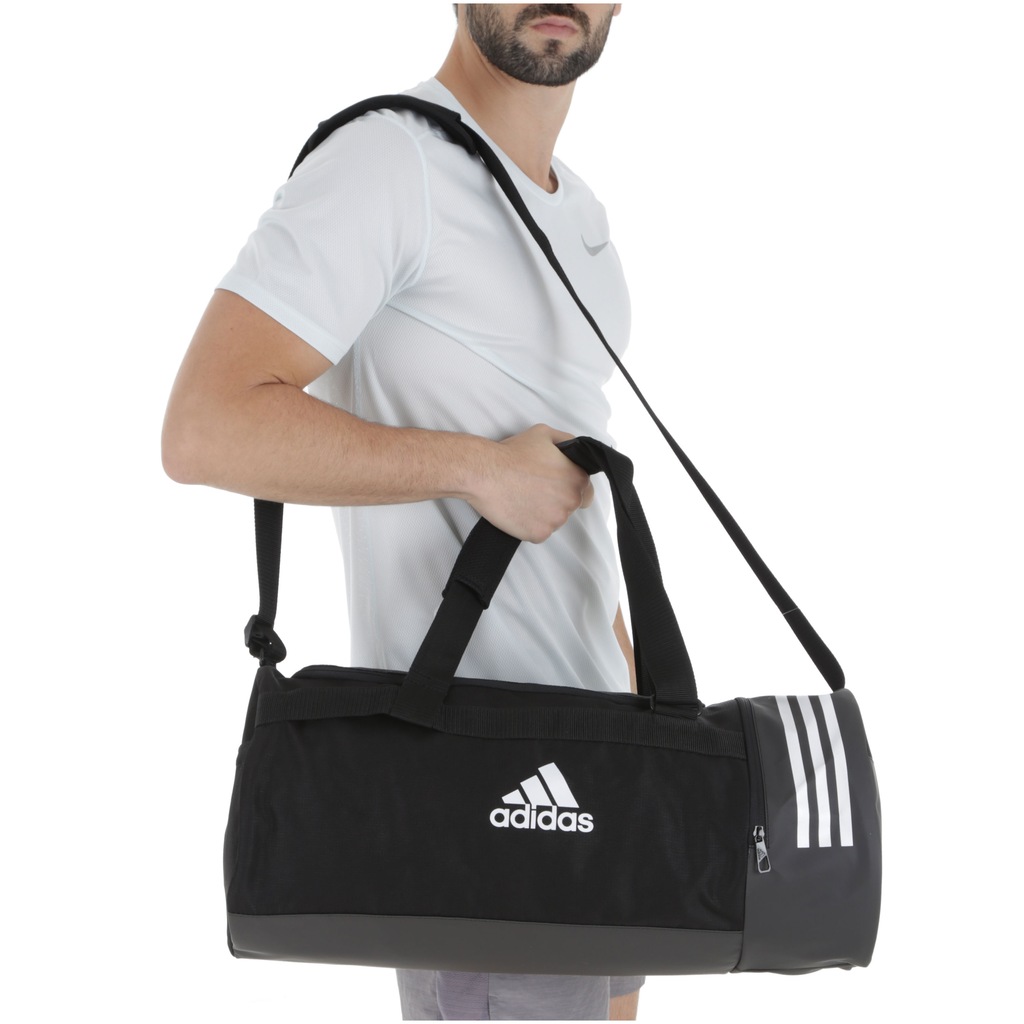 Mala adidas 3S Duffel Conversível TRN Core M - Foto 1