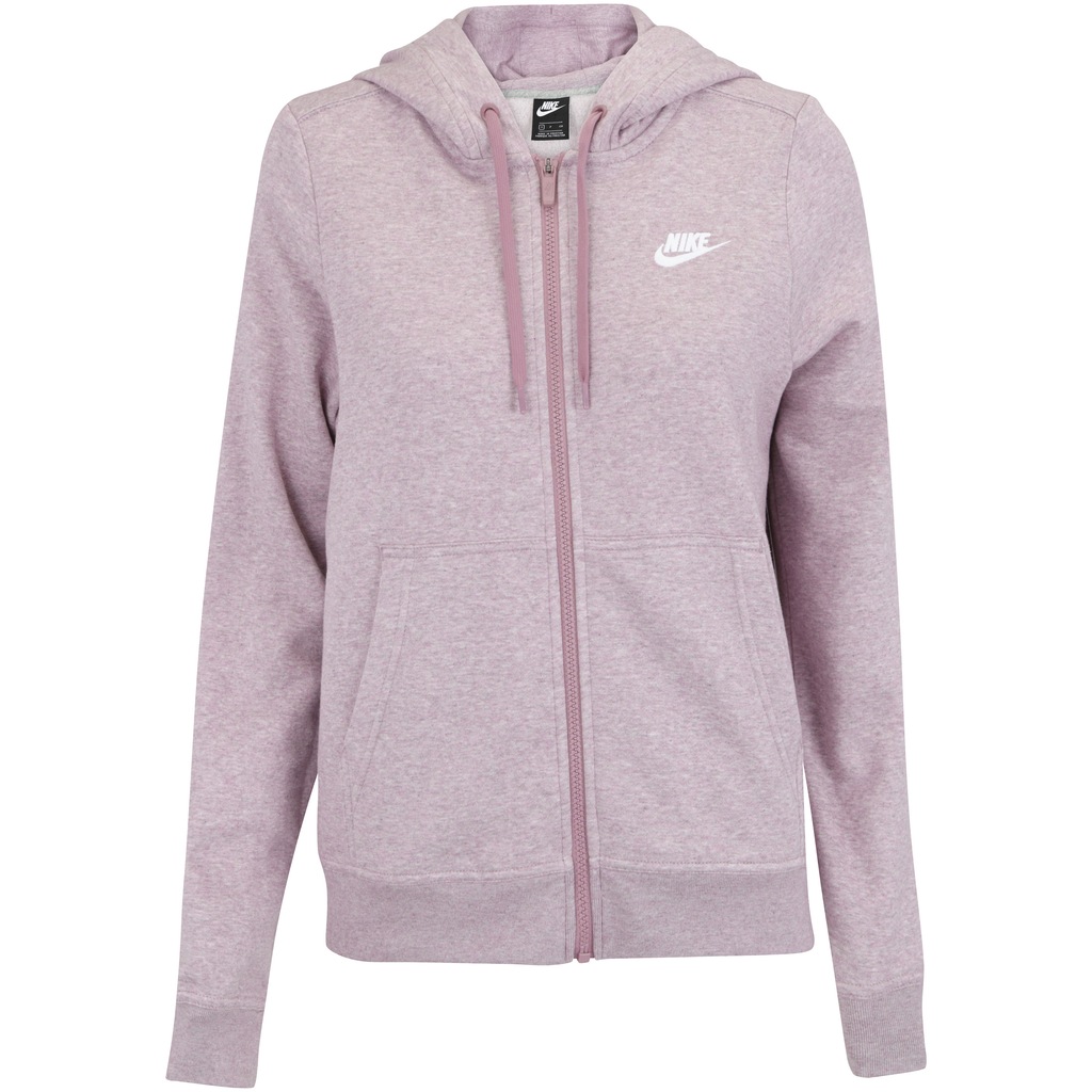 Jaqueta de Moletom com Capuz Nike Sportswear Hoodie FZ FLC - Feminina - Foto 1
