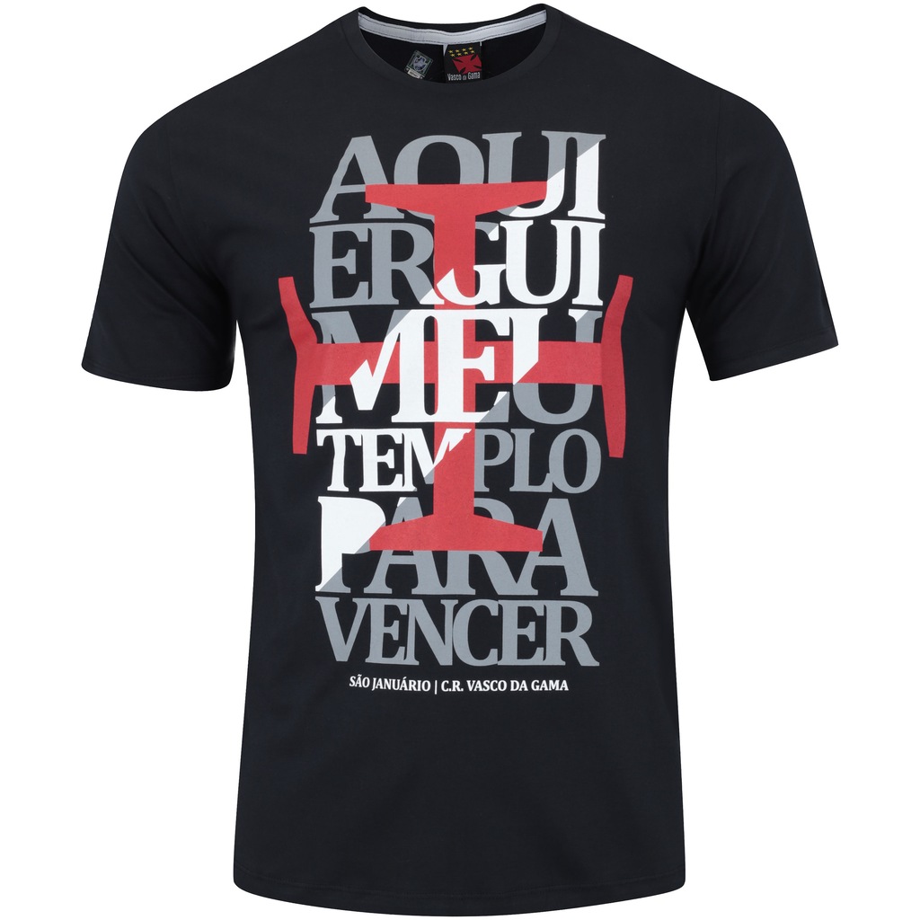 Camiseta do Vasco da Gama Templo - Masculina - Foto 1