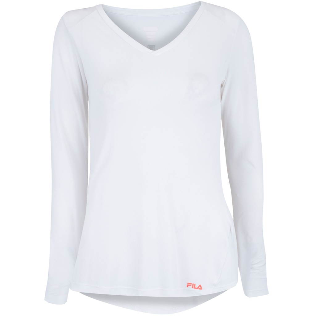 Camiseta Manga Longa Fila Bio II - Feminina - Foto 1