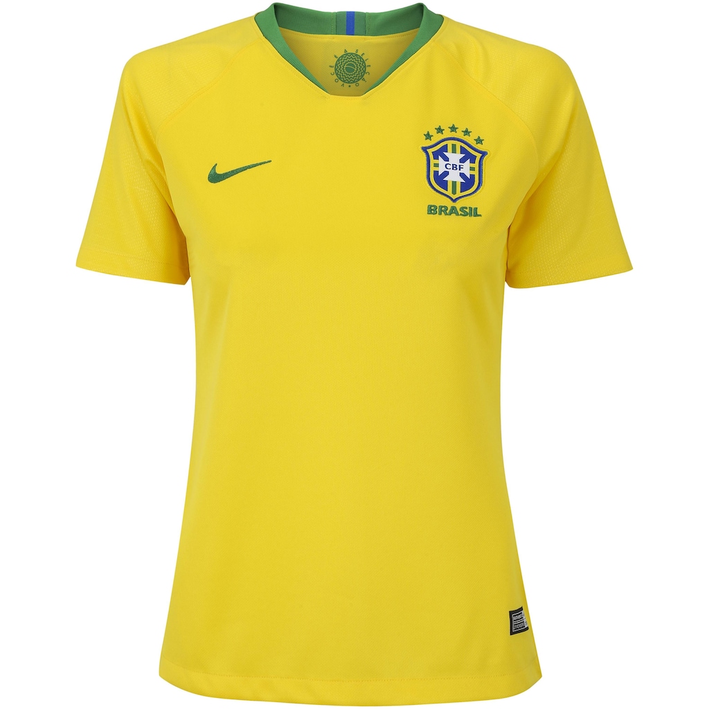 Camisa da Seleção Brasileira I 2018 Nike - Feminina - Foto 1