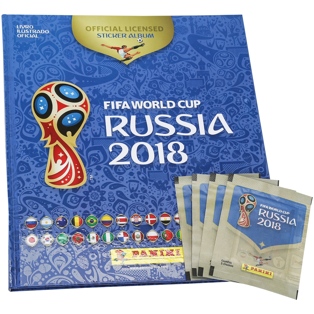 Álbum de Figurinhas Panini Copa da Rússia 2018 - Álbum Capa Dura +