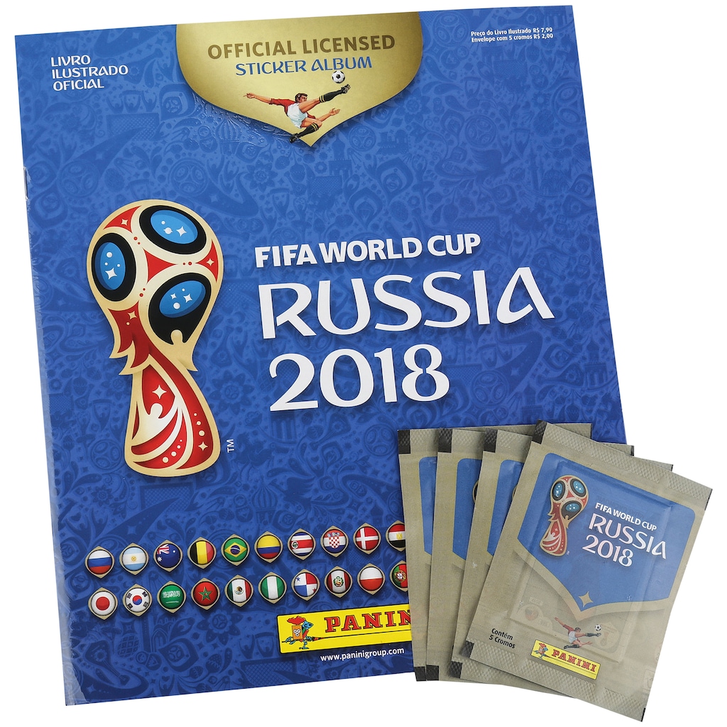 Álbum de Figurinhas Panini Copa da Rússia 2018 - Álbum + 60 Figurinhas - Foto 1