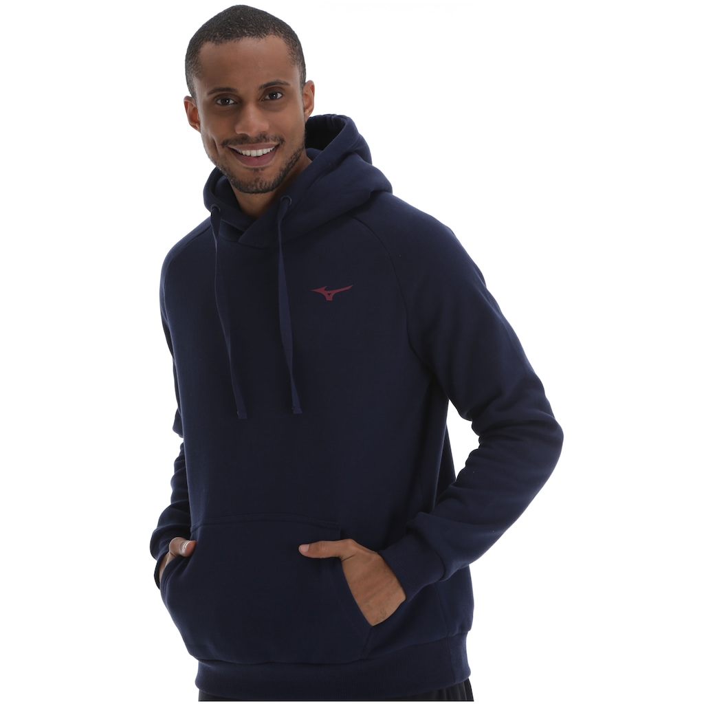 Imagem 1 do produto Blusão de Moletom com Capuz Mizuno Soft II - Masculino
