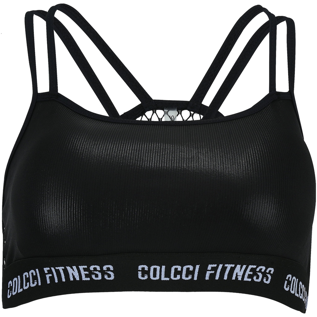 Top Fitness com Bojo Colcci Detalhe Tela Costas - Adulto - Foto 1