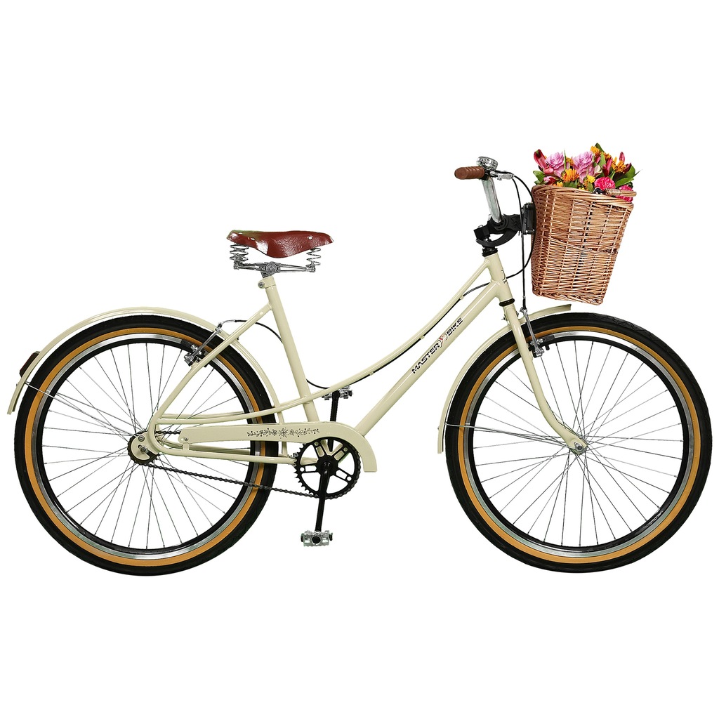 Bicicleta Master Bike Bella Retrô - Aro 26 - Freios V-Brake em Alumínio - Feminina - Foto 1