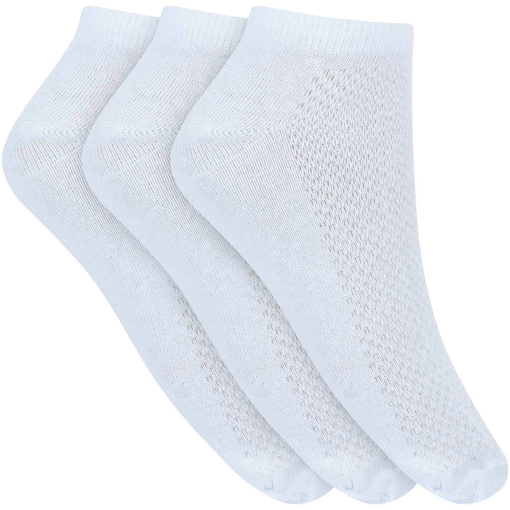 Kit de Meias Sapatilha Oxer Basic com 3 Pares - 39 a 44 - Adulto - Foto 1