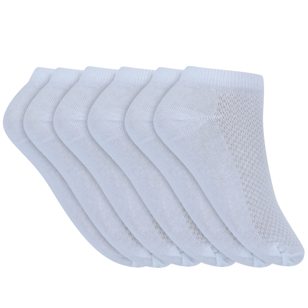 Kit de Meias Sapatilha Oxer Basic com 6 Pares - 34 a 38 - Adulto - Foto 1