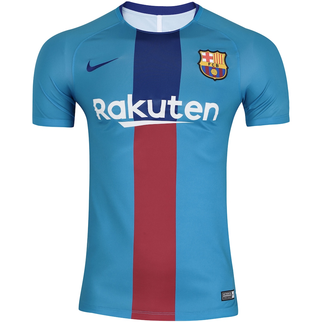 Camisa Barcelona Dry Squad Nike - Masculina - Foto 1