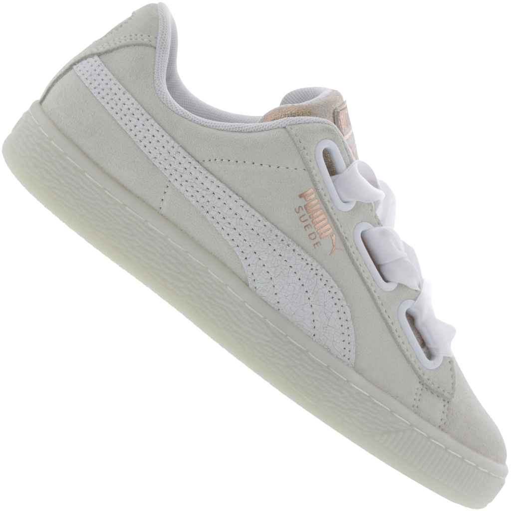 Tênis Puma Suede Heart Artica - Feminino - Foto 1