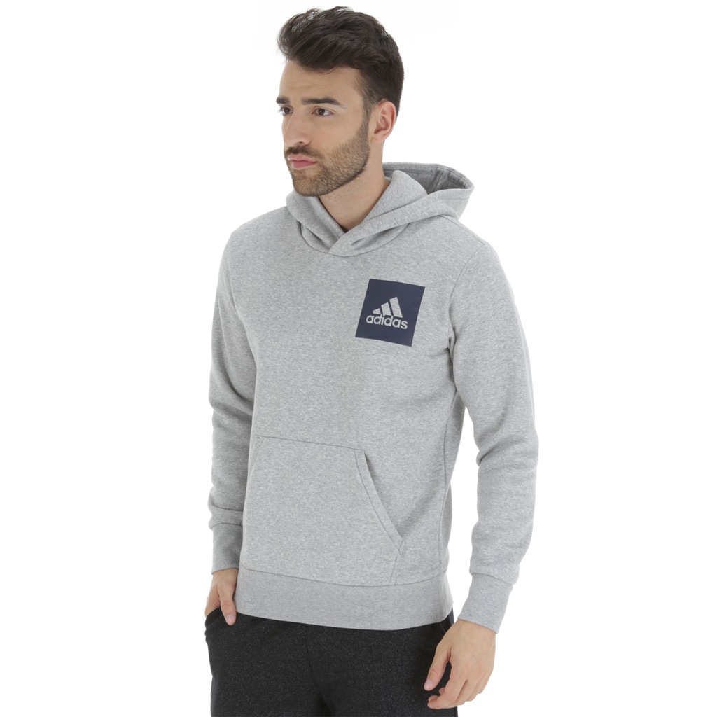 Blusão de Moletom com Capuz adidas Essentials Logo PO - Masculino - Foto 2