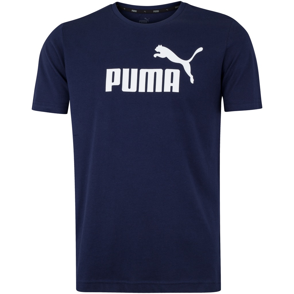 Camiseta Puma Manga Curta Essentials Logo - Masculina - Foto 1