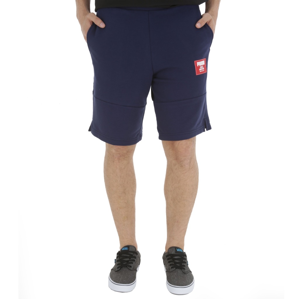 Bermuda de Moletom Puma Rebel Block - Masculina - Foto 2