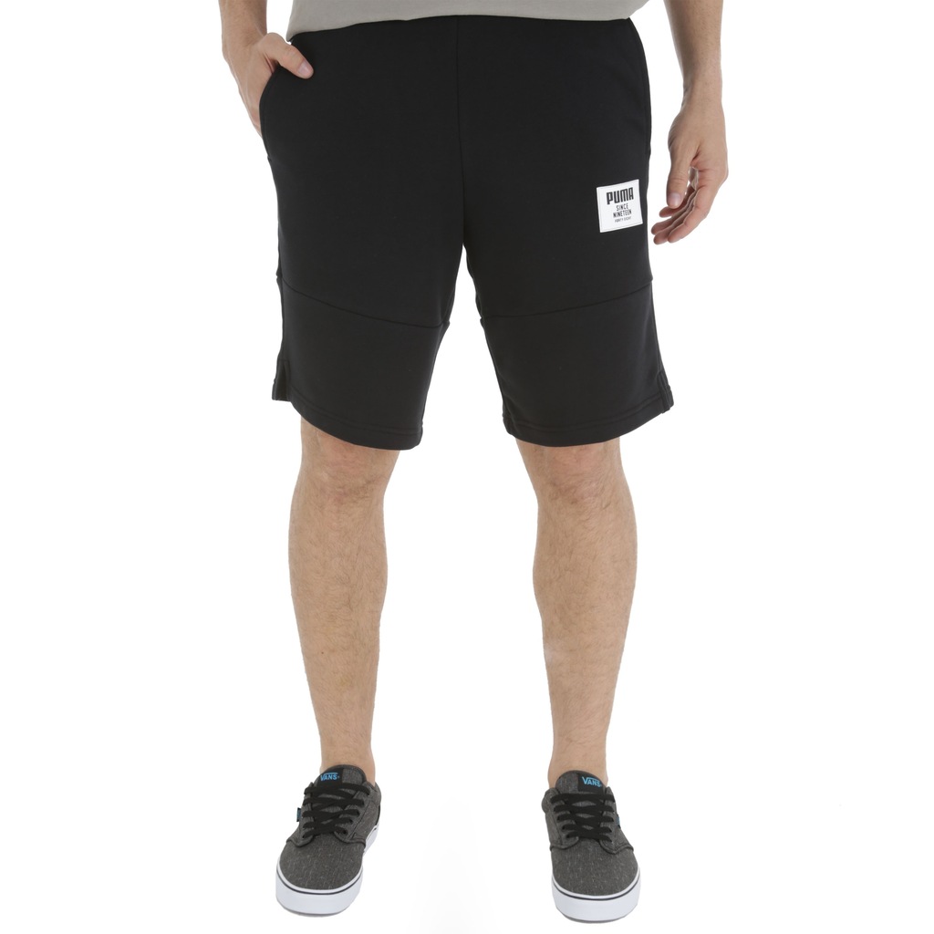 Bermuda de Moletom Puma Rebel Block - Masculina - Foto 2