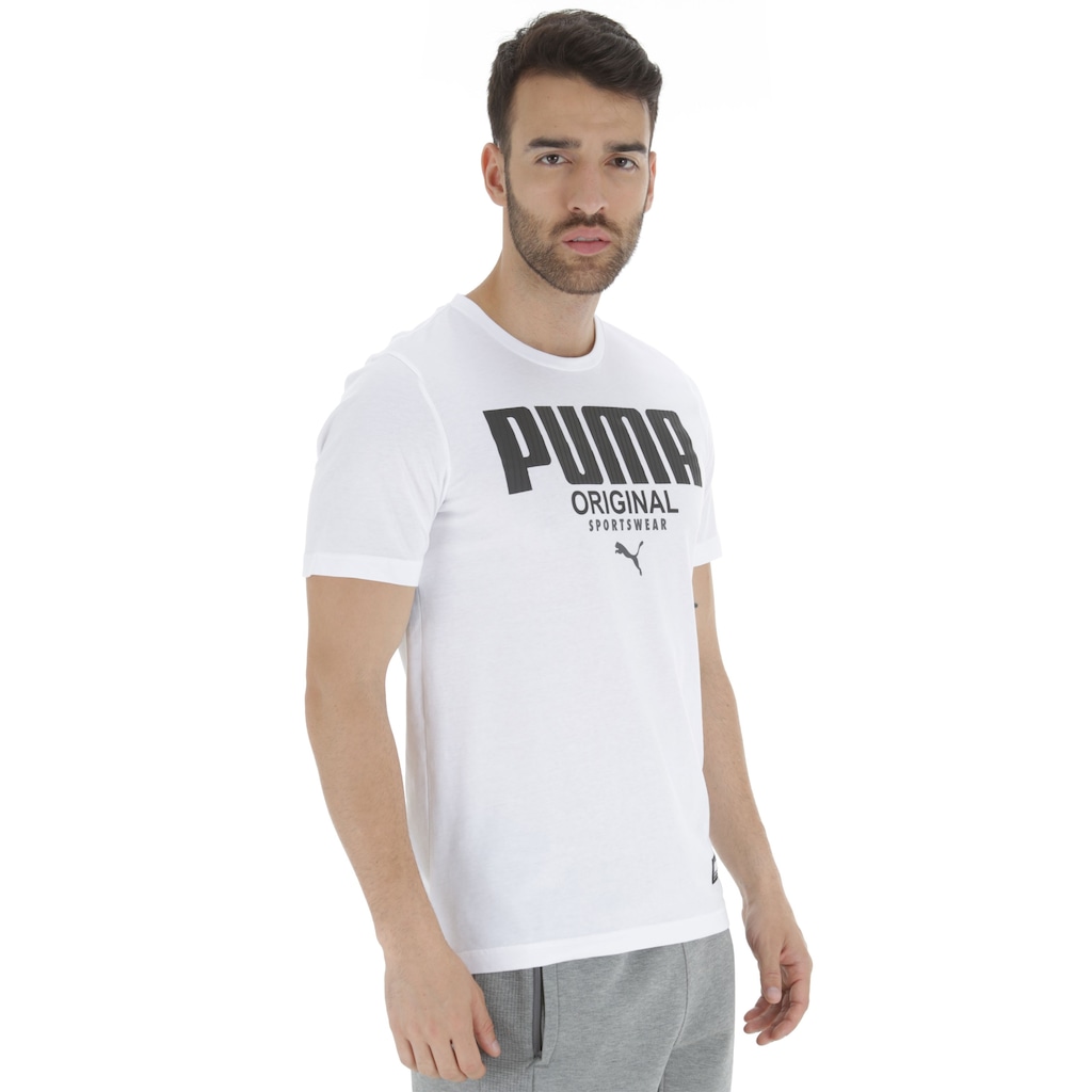 Camiseta Puma Athletics Tee - Masculina - Foto 2