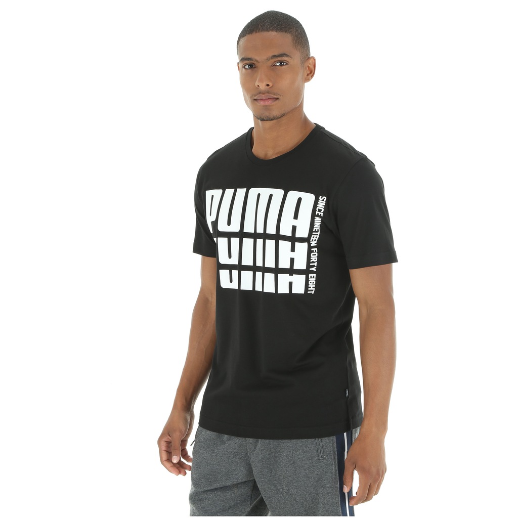 Camiseta Puma Rebel Bold - Masculina - Foto 2