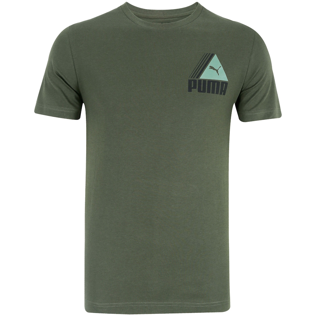 Camiseta Puma TRI Retrô - Masculina - Foto 1