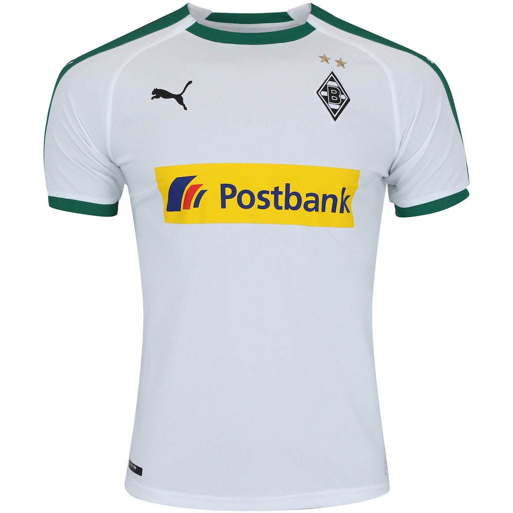 Camisa Borussia Mönchengladbach I 18/19 Puma - Masculina - Foto 1