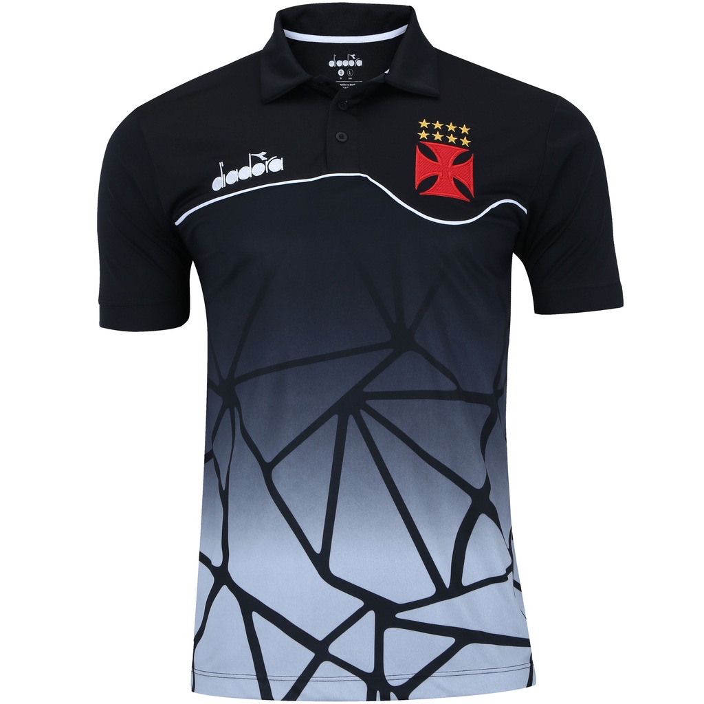 Camisa Polo do Vasco da Gama Viagem Atleta 2018 Diadora - Masculina - Foto 1