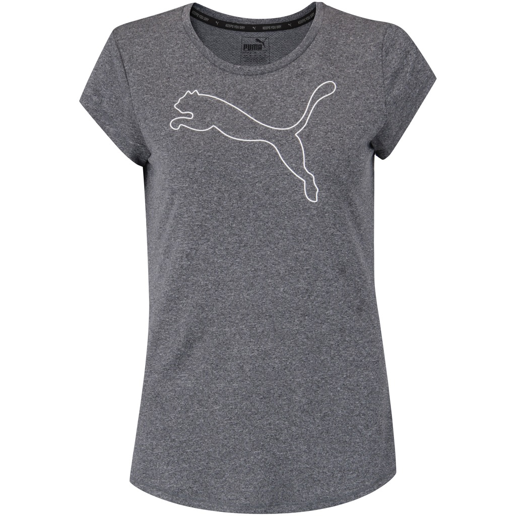 Camiseta Puma Elevated Ess Cat Heather - Feminina - Foto 1