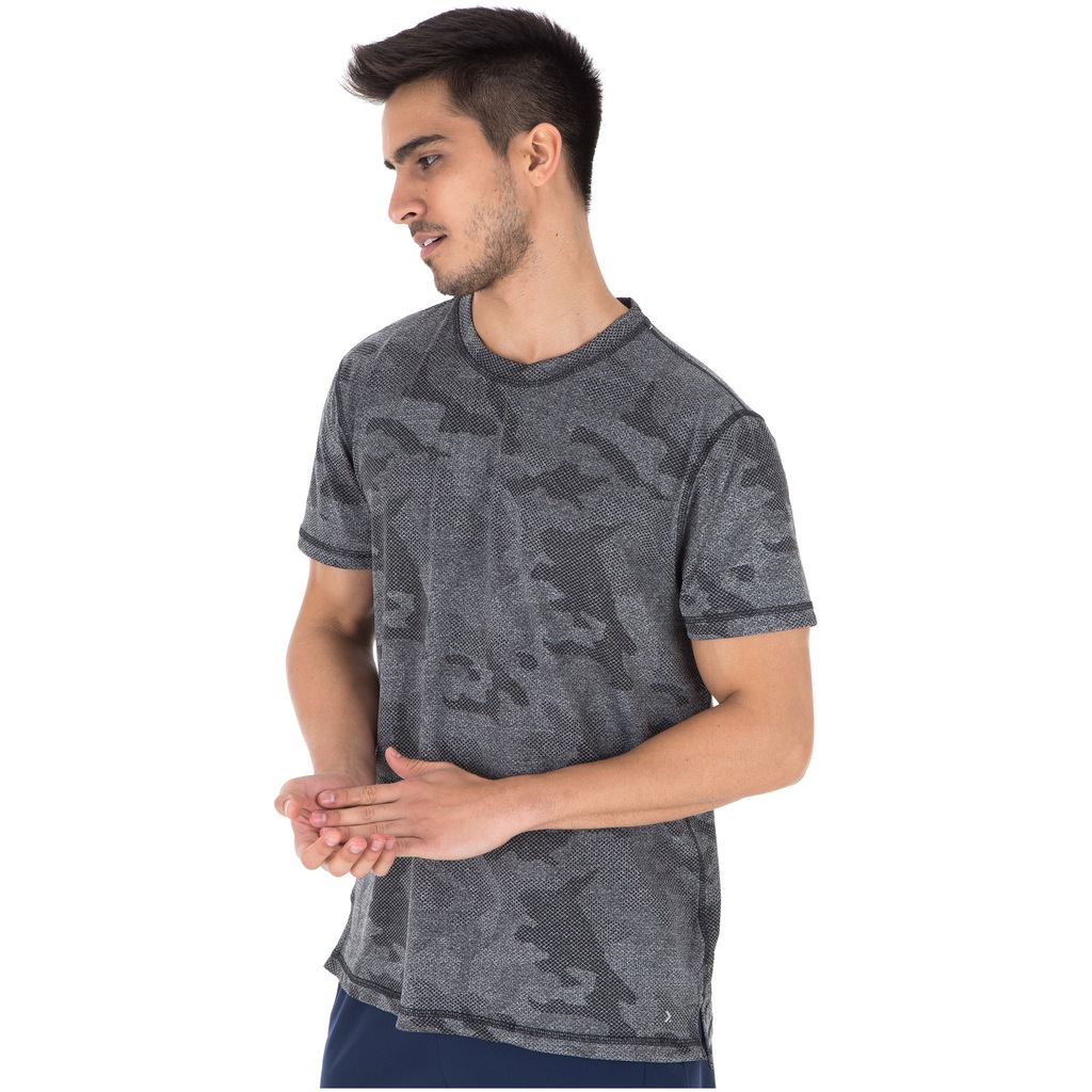Camiseta Oxer Jacquard Camuflada - Masculina - Foto 2