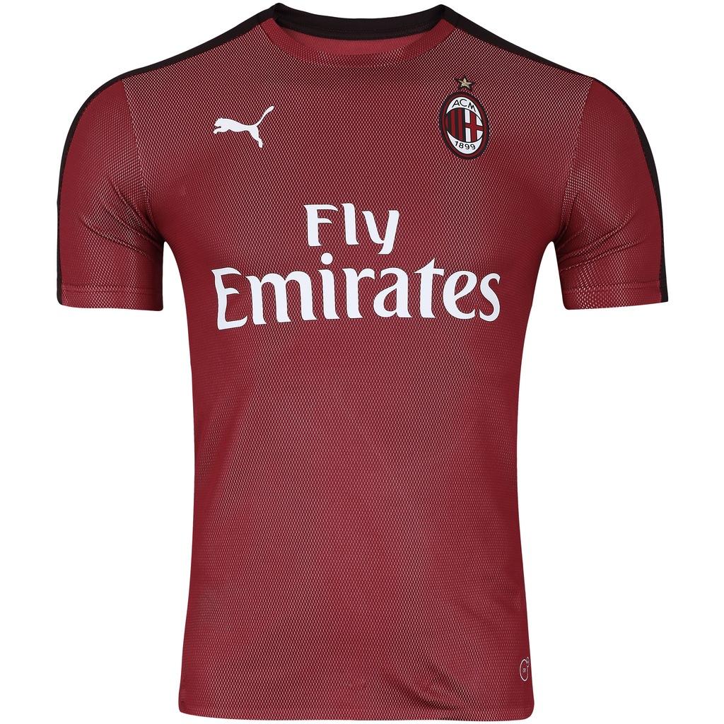 Camisa Pré-Jogo Milan 18/19 Puma - Masculina - Foto 1