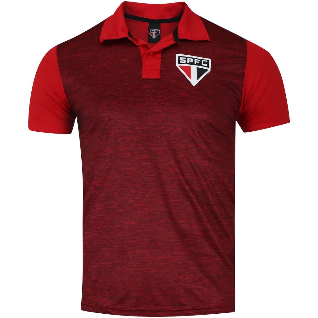 Camisa Polo do São Paulo Mescla 18 - Masculina - Foto 1