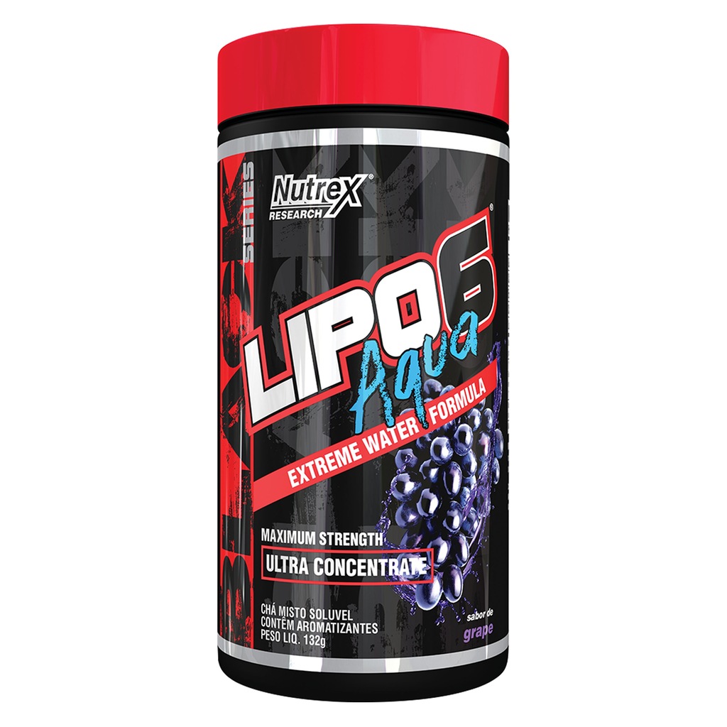 Lipo6 Aqua Nutrex - Uva - 132g - Foto 1