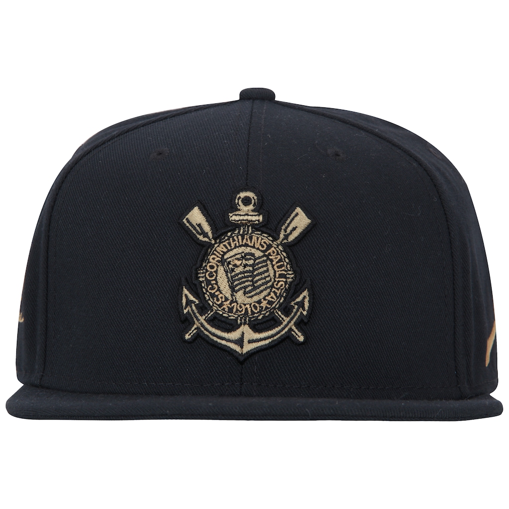 Boné Aba Reta do Corinthians Eterno Nike - Strapback - Adulto - Foto 1