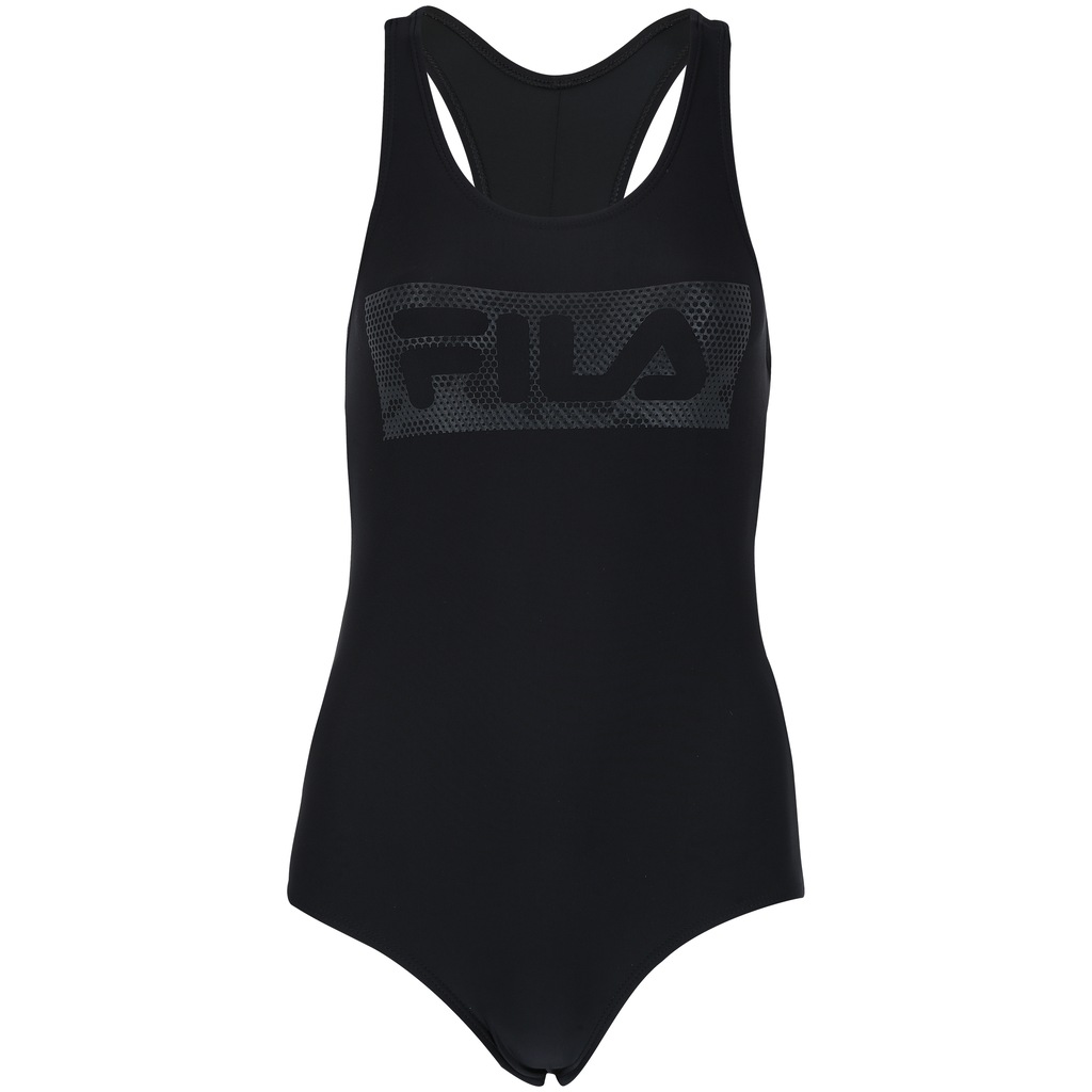 Maiô para Natação com Proteção Solar UV Fila Tri Logo - Adulto - Foto 1