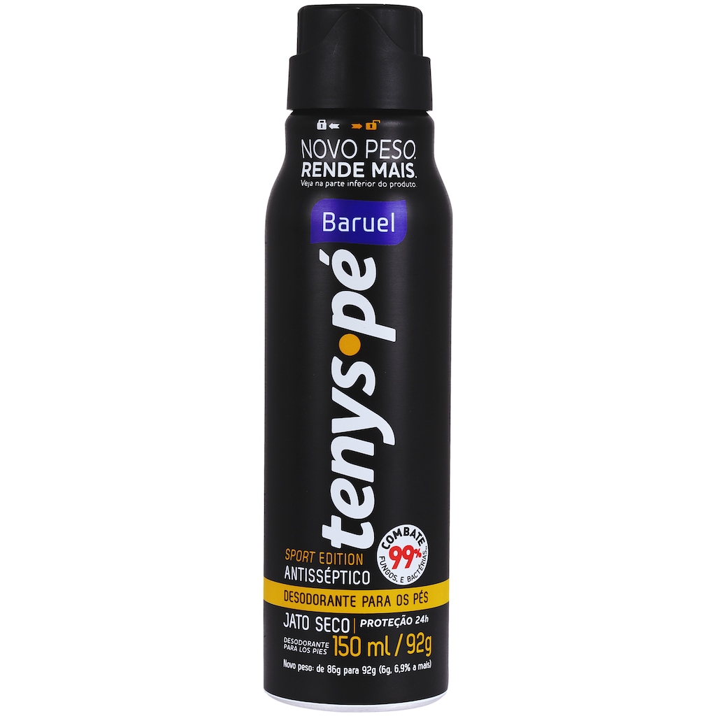 Desodorante para os Pés Tenys Pé Sport Edition - Jato Seco - 150ml