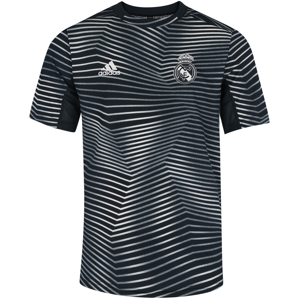 Camisa Pré-Jogo Real Madrid I 19/20 adidas - Infantil - Foto 1