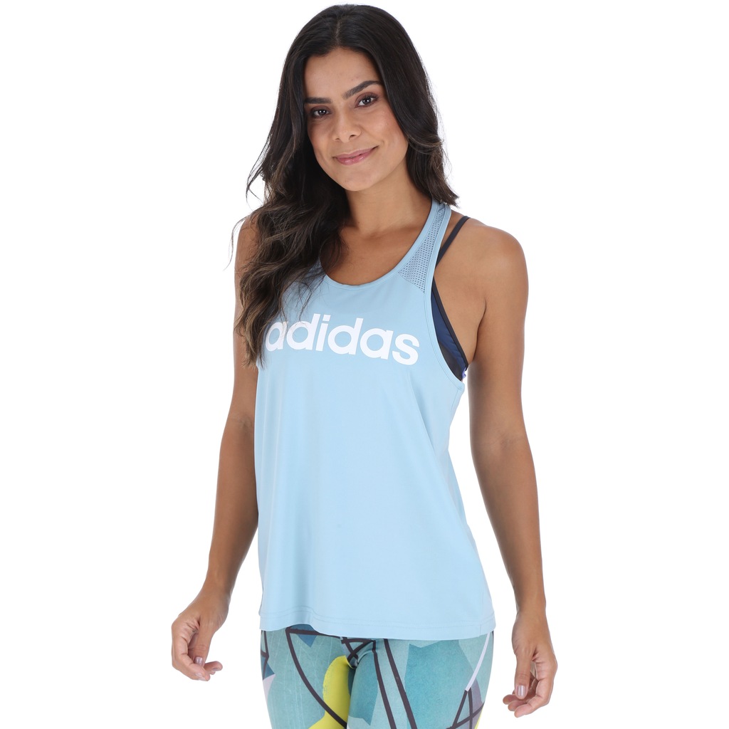 Camiseta Regata adidas Design To Move D2M Logo Tank - Feminina - Foto 1