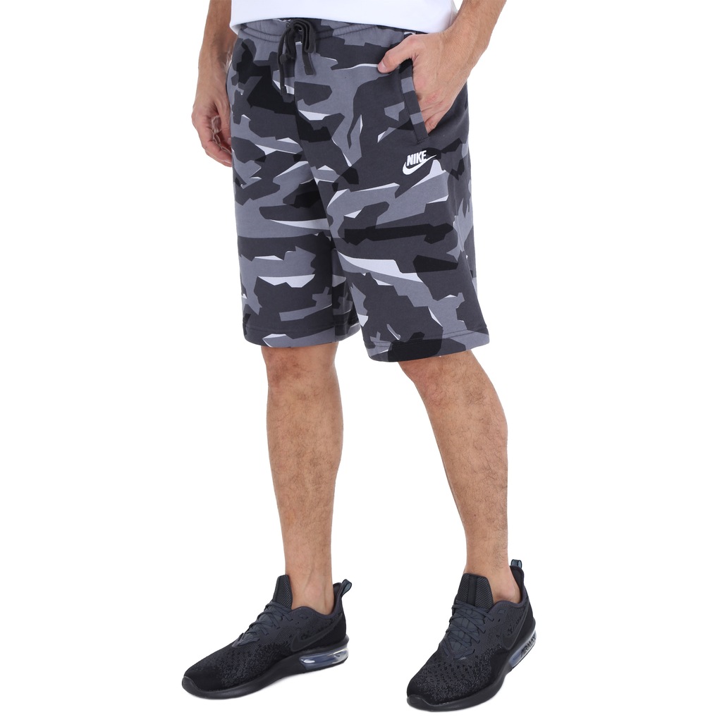 Bermuda de Moletom Nike Camo BB - Masculina - Foto 2