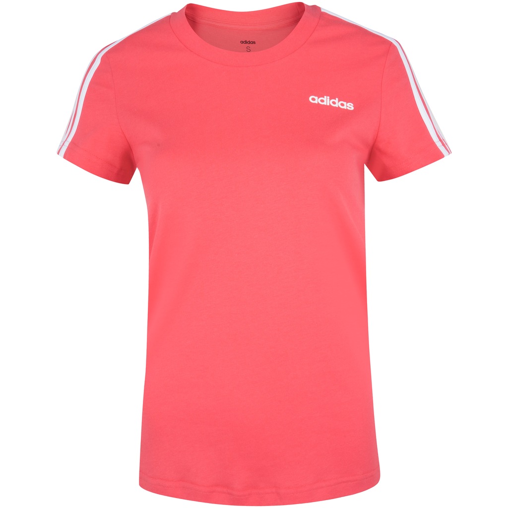 Camiseta adidas Essentials 3S Slim - Feminina - Foto 1