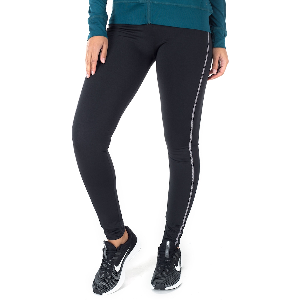 Calça Legging Oxer Linhas - Feminina - Foto 1