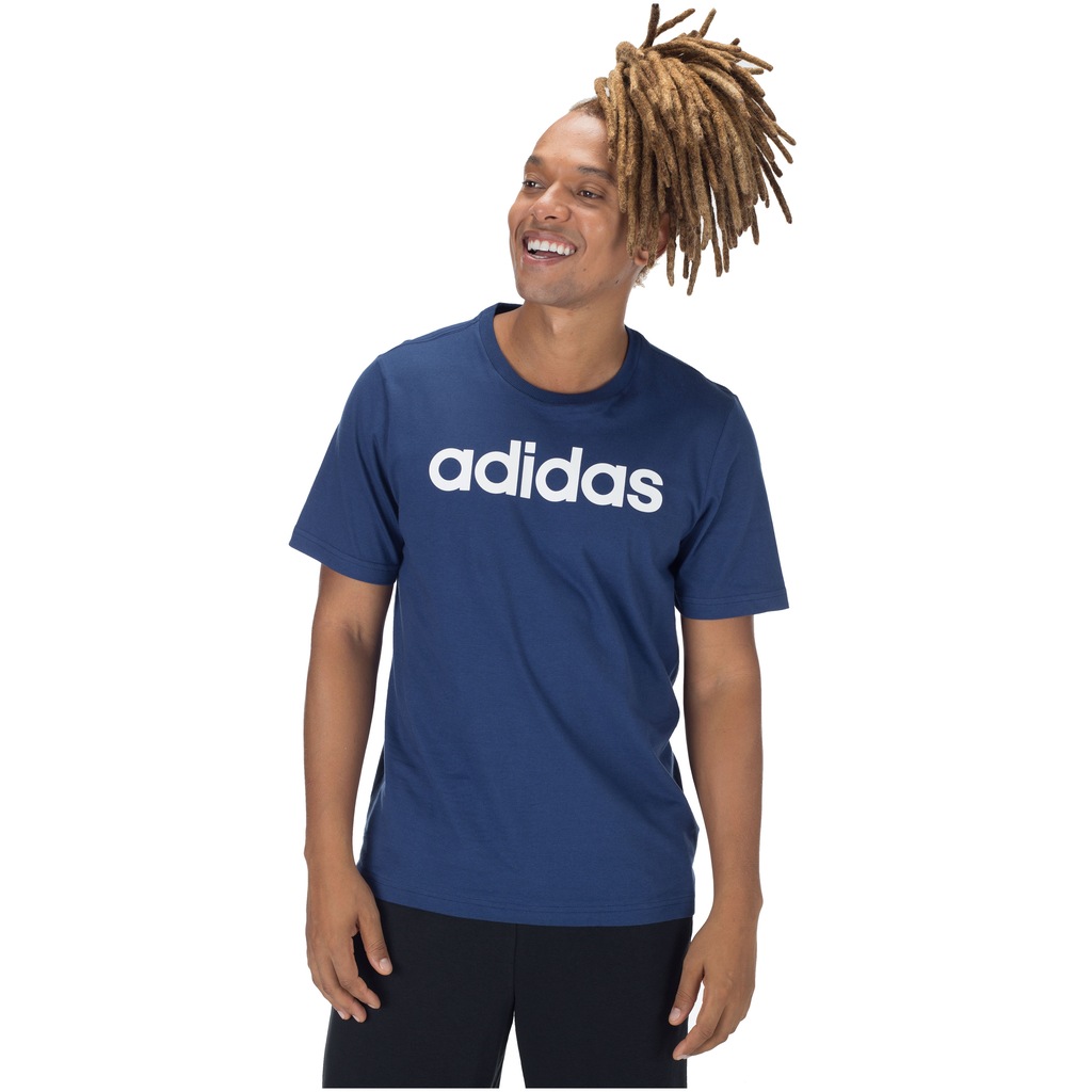 Camiseta adidas Essentials Linear Tee - Masculina - Foto 2