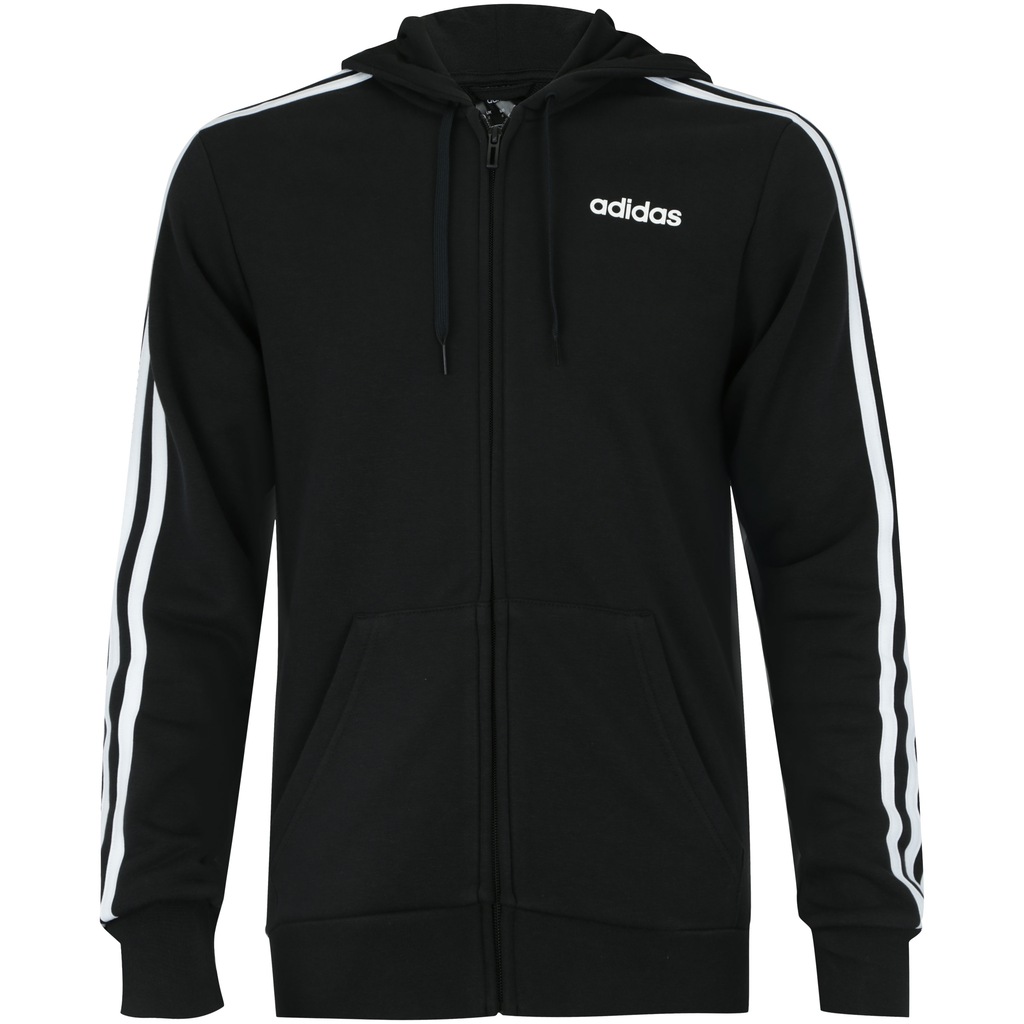 Jaqueta de Moletom com Capuz adidas 3S FZ French Terry - Masculina - Foto 5