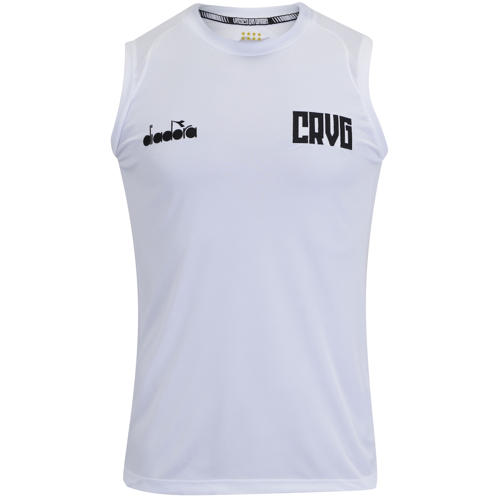 Camiseta Regata de Treino do Vasco da Gama Comissão Técnica 2019 Diadora - Masculina - Foto 1