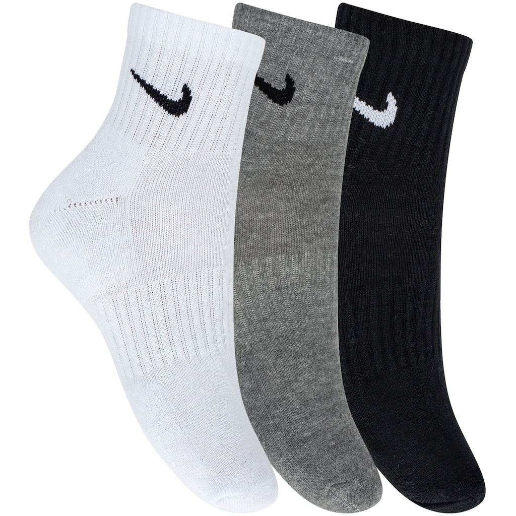 Imagem 1 do produto Kit de Meias Nike Everyday Cushion Ankle com 3 Pares - Adulto