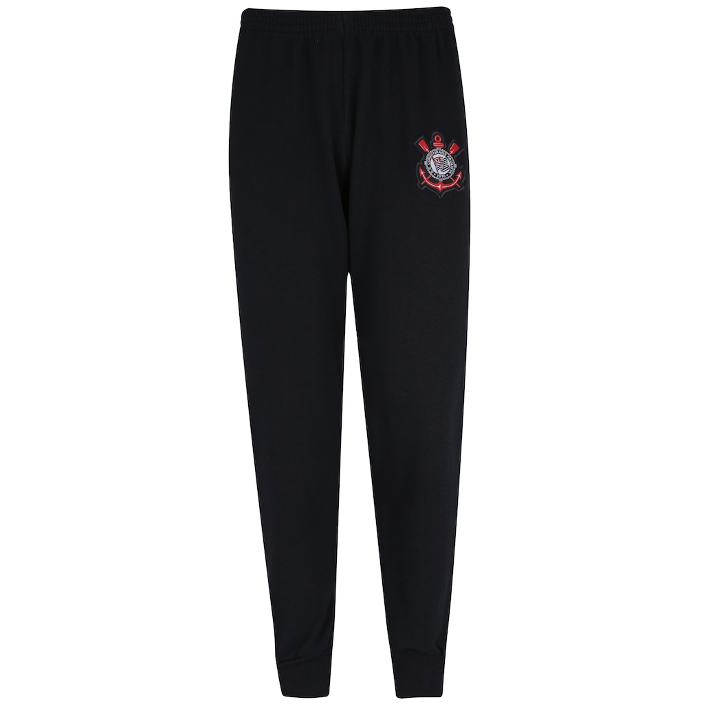 Calça de Moletom do Corinthians - Infantil - Foto 1