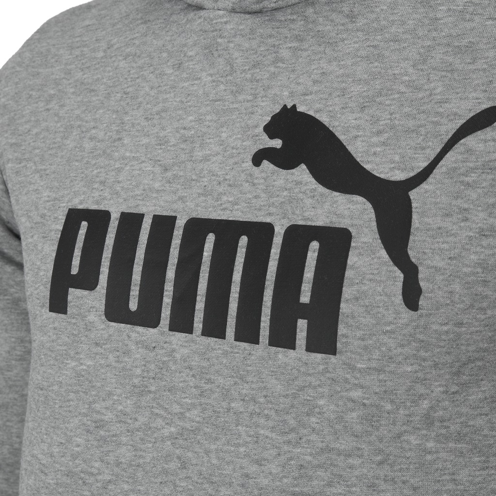 Blusão de Moletom com Capuz Puma Ess Hoody FL Big Logo - Masculino - Foto 3