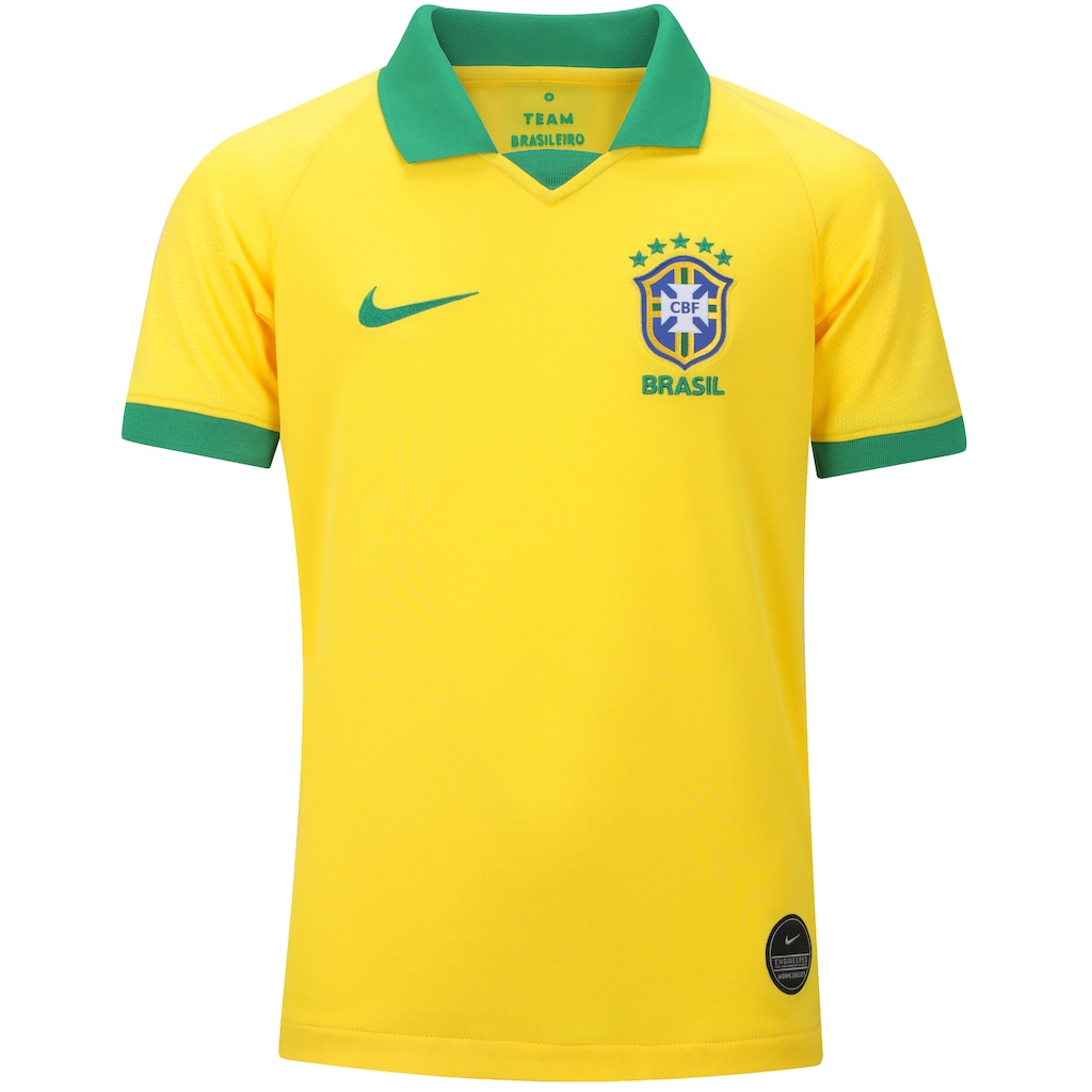 Camisa da Seleção Brasileira I 2019 Nike - Infantil - Foto 1