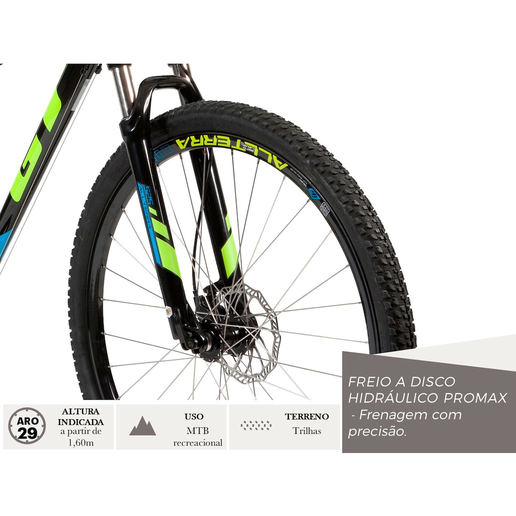 Mountain Bike GT Timberline Expert - Aro 29 - Freio Promax Hidráulico - Câmbio Shimano - 24 Marchas - Foto 5