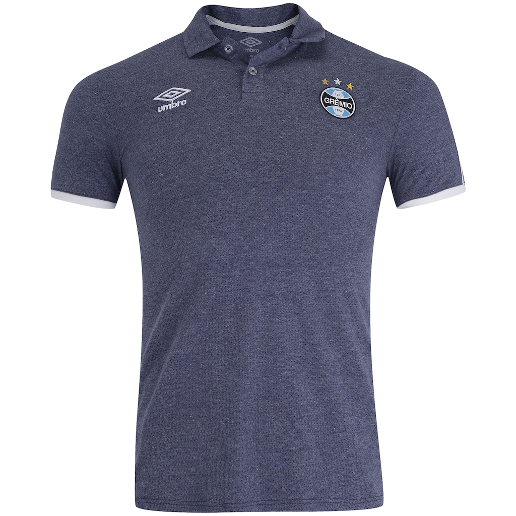 Camisa Polo do Grêmio Viagem 2019 Umbro - Masculina