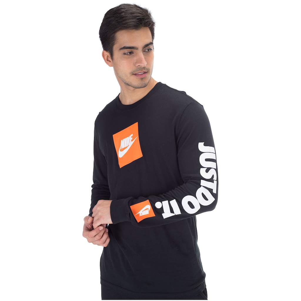 Camiseta Manga Longa Nike Tee LS JDI - Masculina - Foto 2