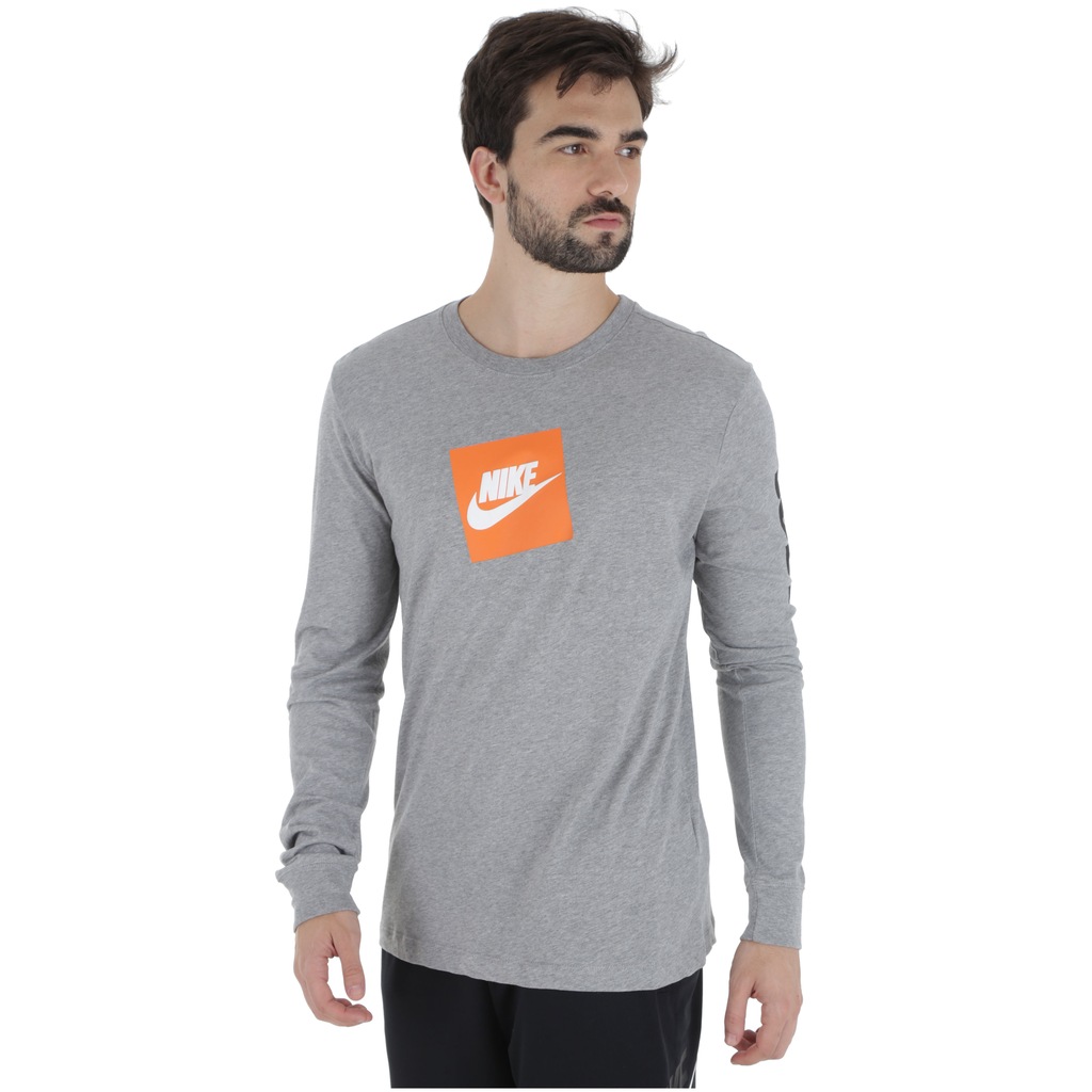 Camiseta Manga Longa Nike Tee LS JDI - Masculina - Foto 1