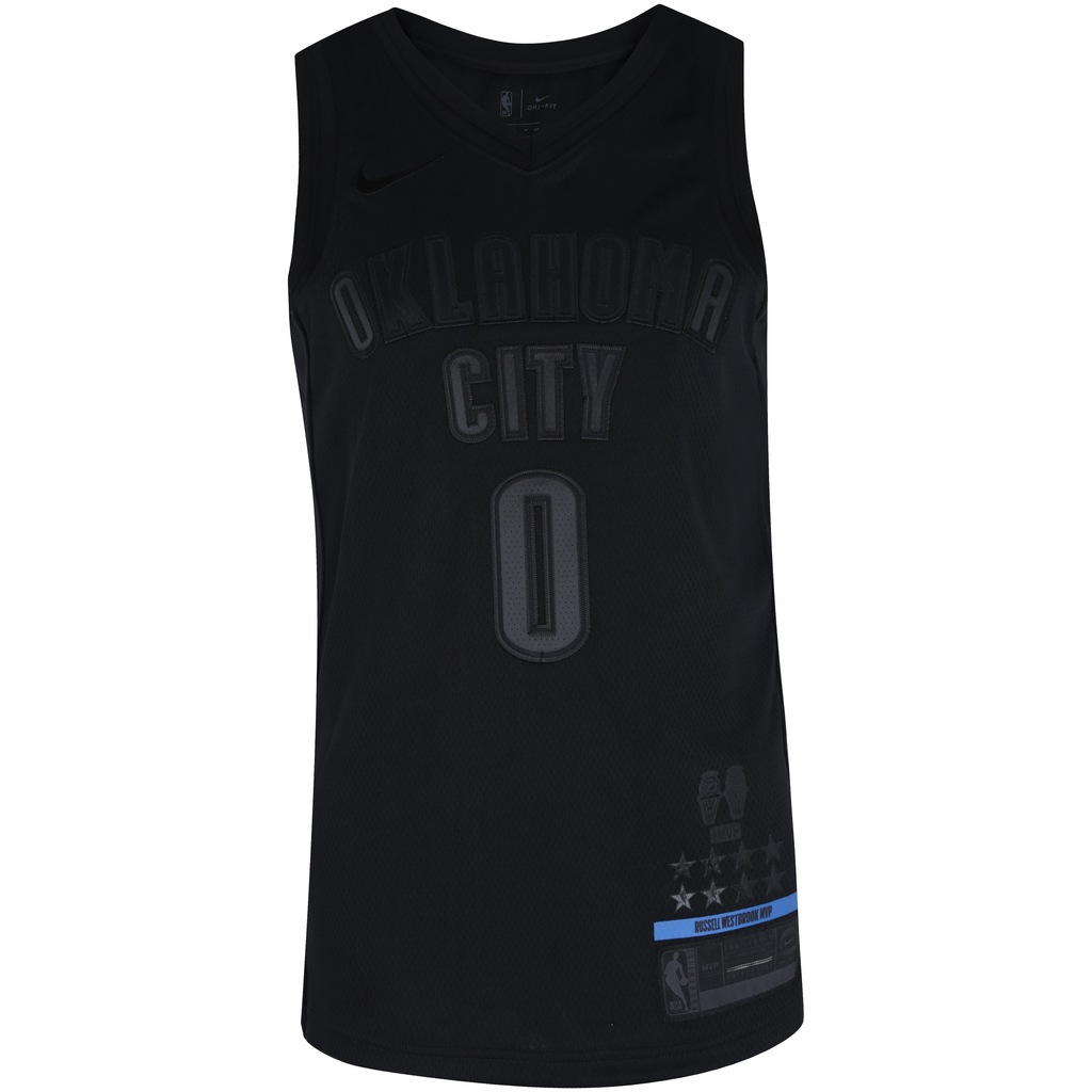 NIKE NBA THUNDER WESTBROOK ユニホーム　シャツ Camisa Regata Nike NBA Oklahoma City Thunder Westbrook 0
